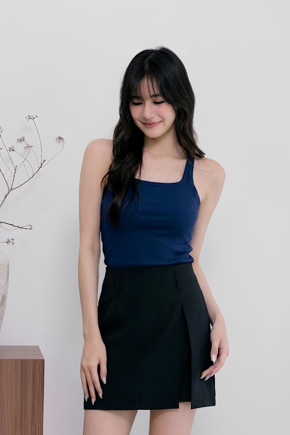 Lucretia Mini Skort Black