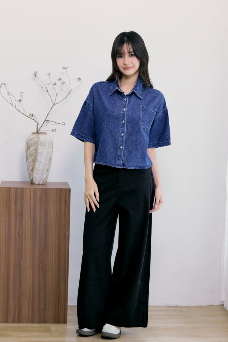 Claudette Denim Jacket Dark Wash