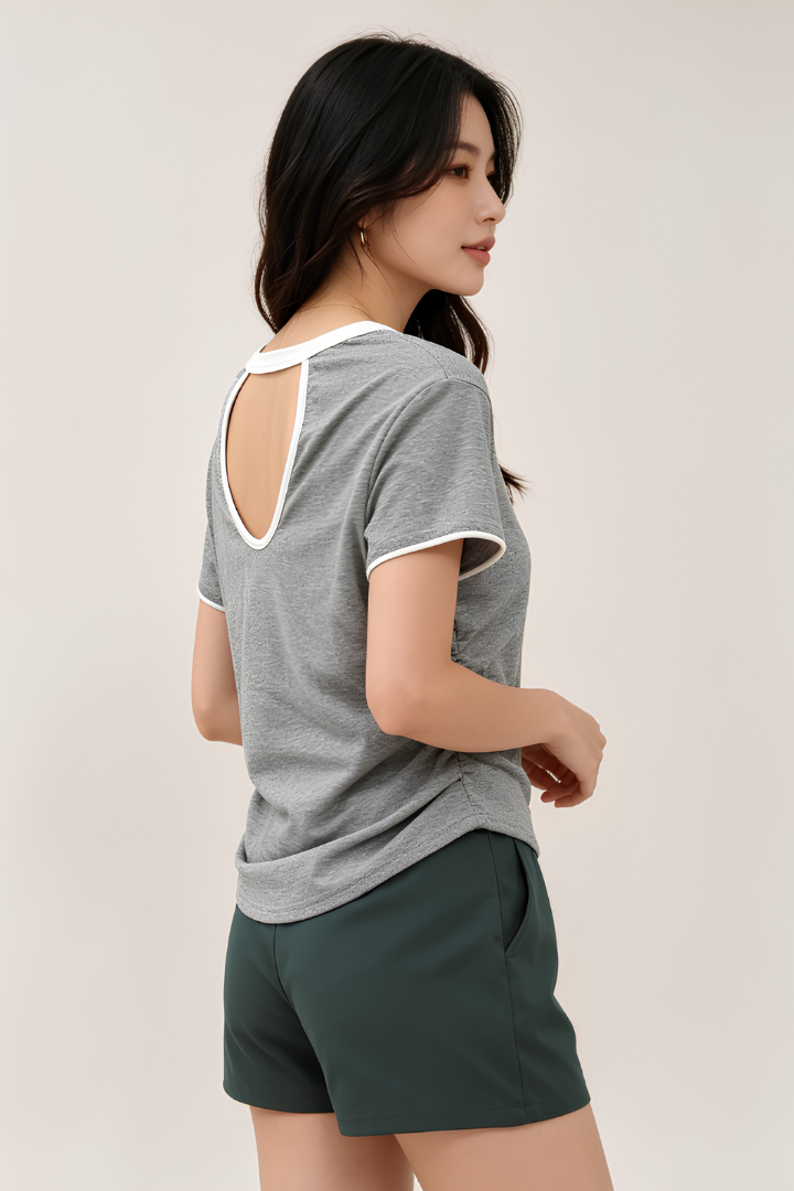 Zylah Top Grey