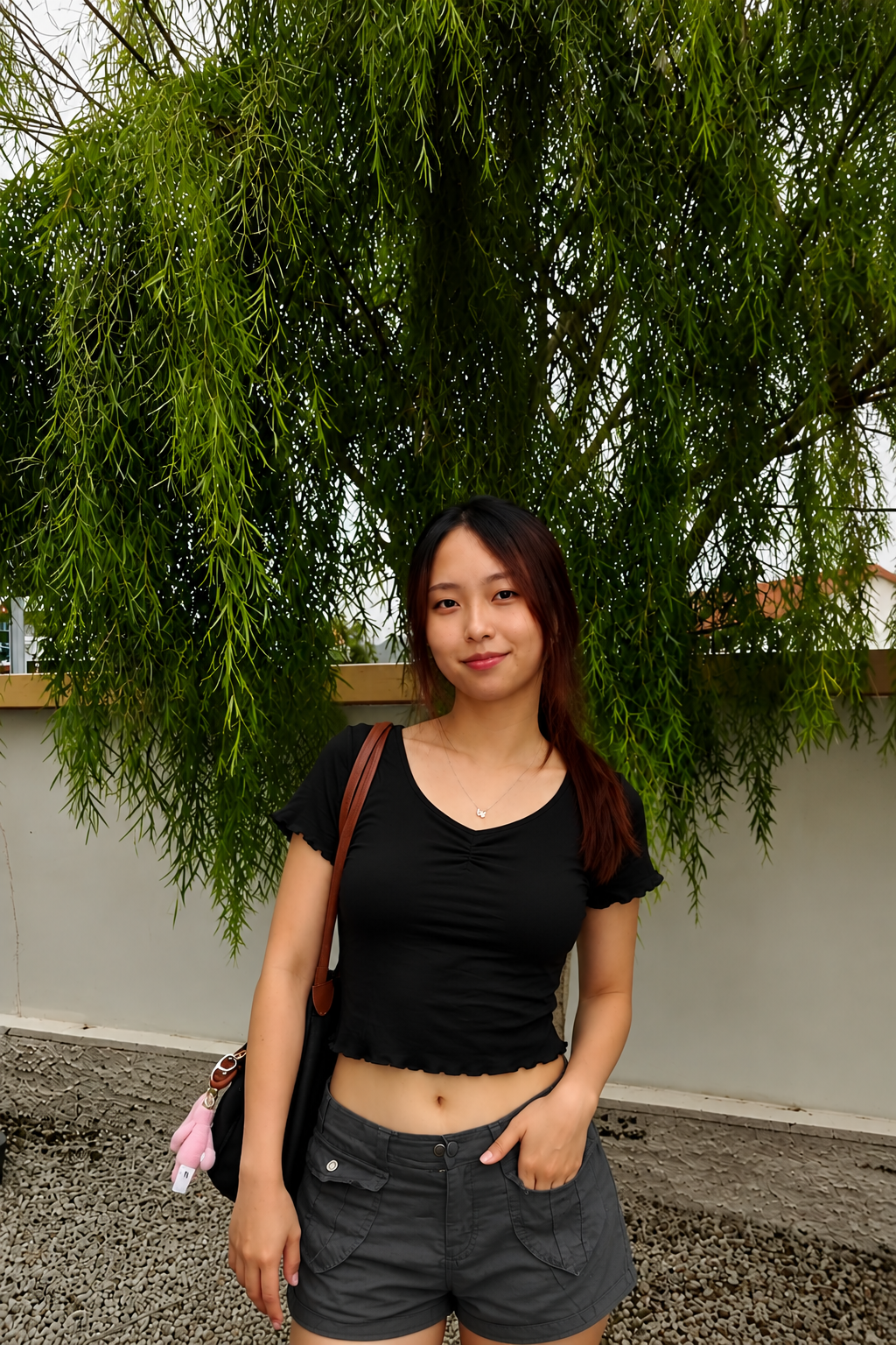 Hennie Padded Top Black