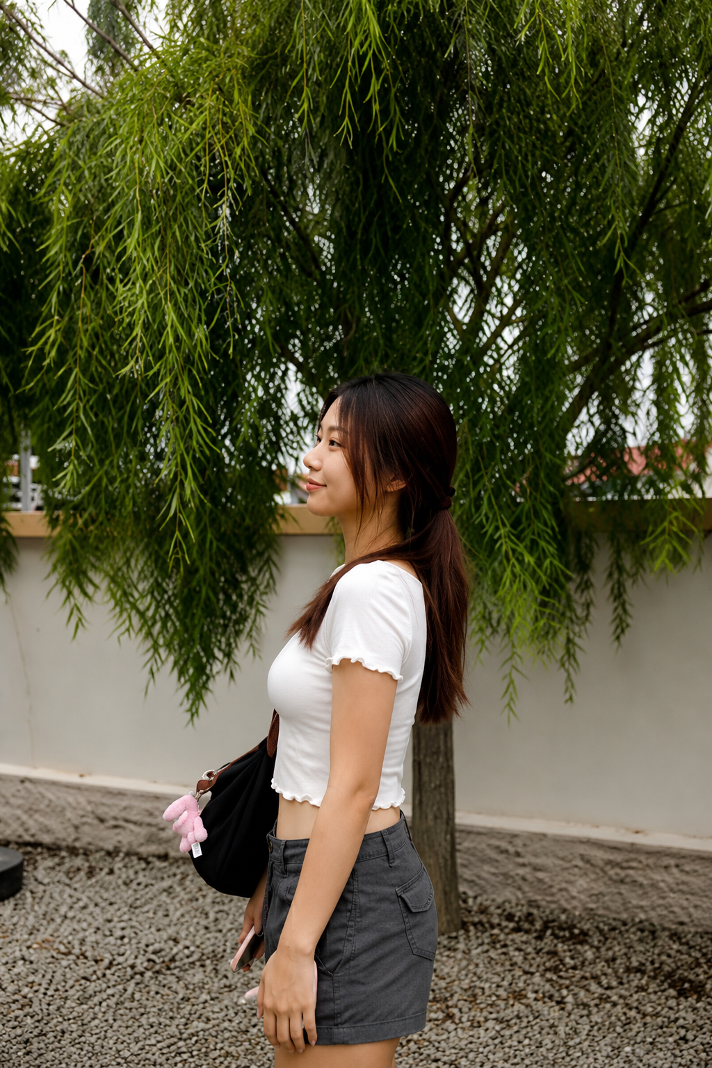 Hennie Padded Top Ivory