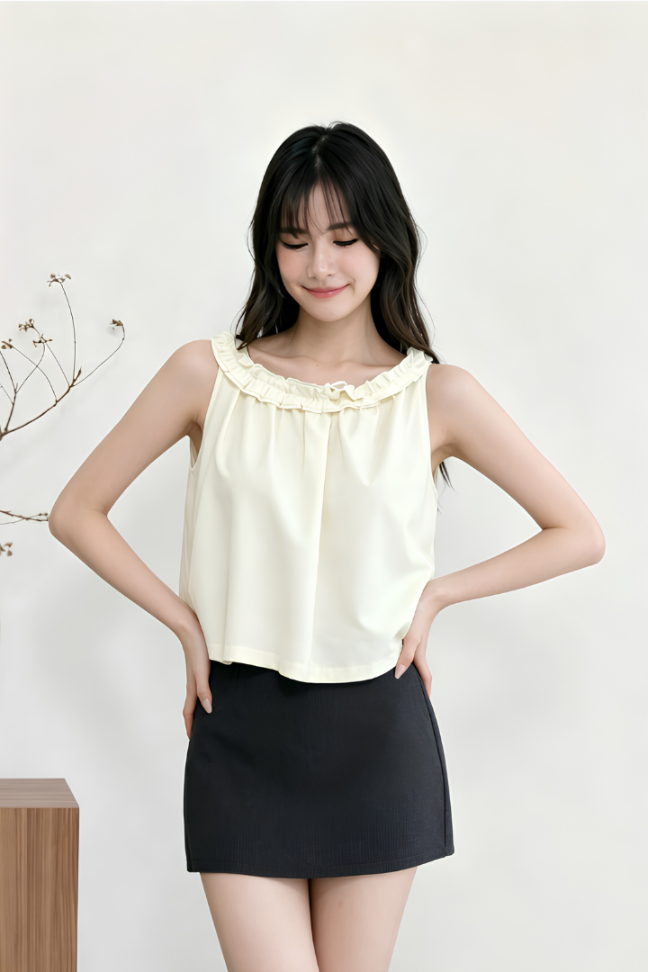 Giselle Bubble Top Cream