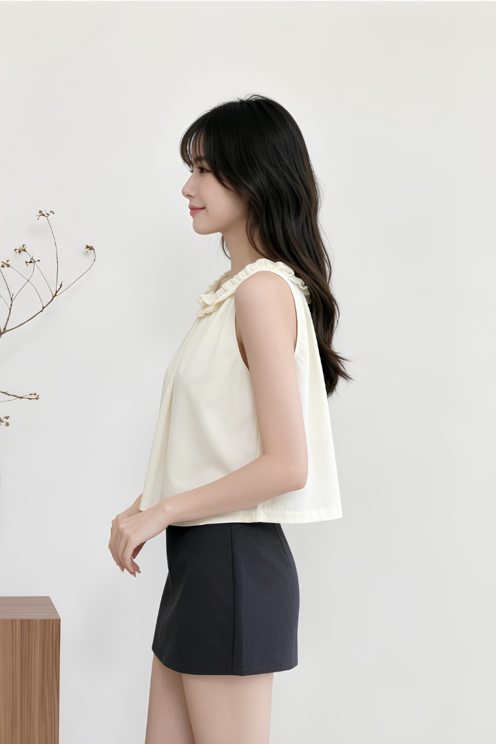 Giselle Bubble Top Cream