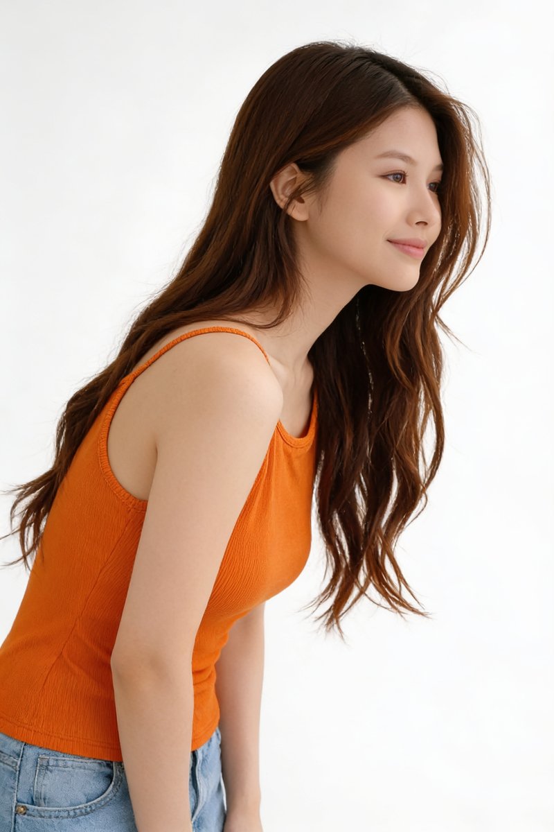 Gio Padded Top Orange