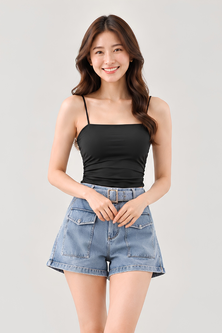Jessy Padded Top Cami Black