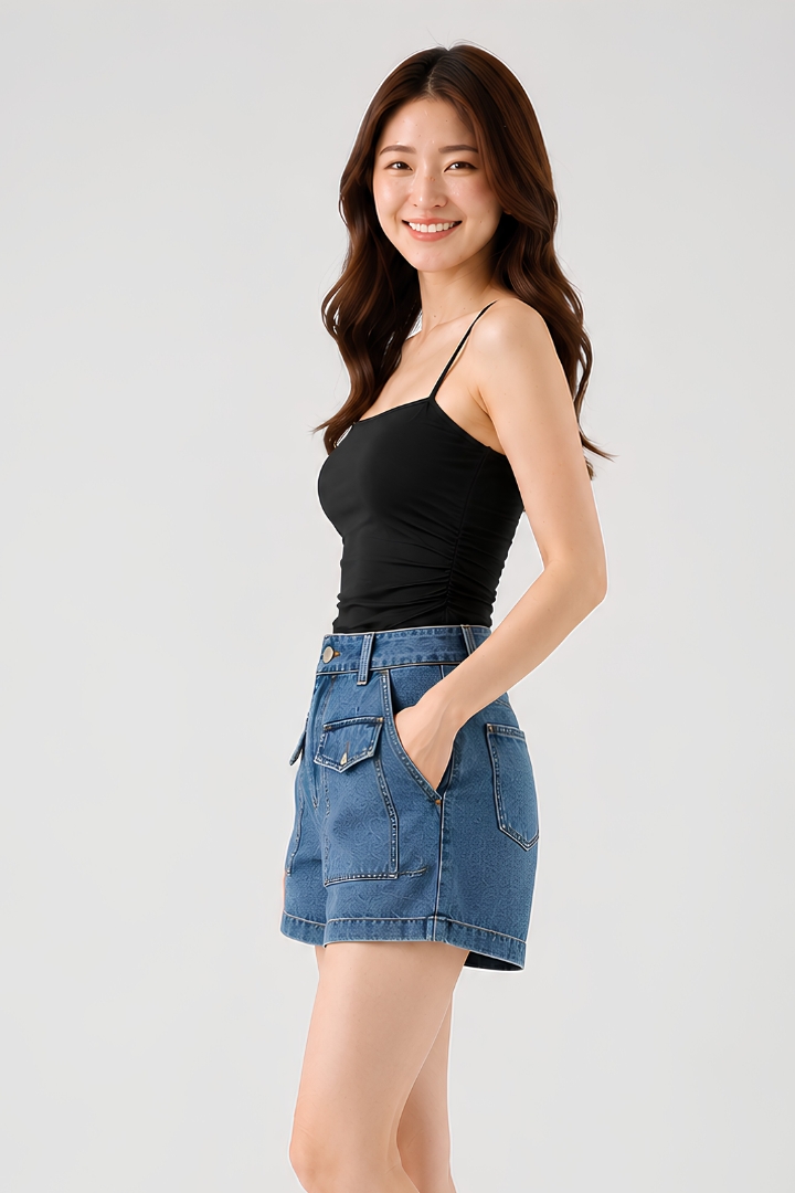 Jessy Padded Top Cami Black