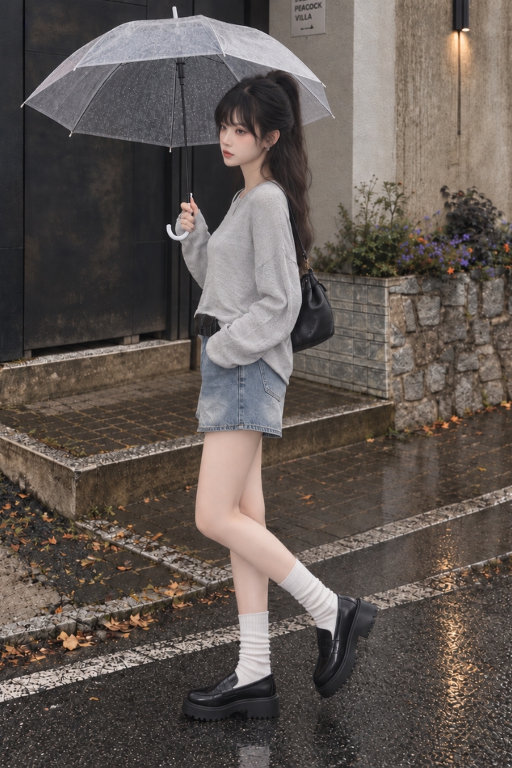 Avery Relaxed Long Sleeve Knit Top Grey