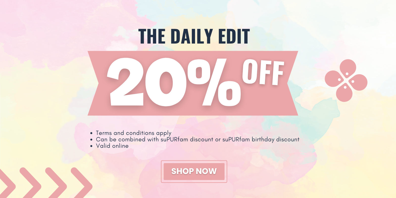 ✨The Daily Edit: 20% Off