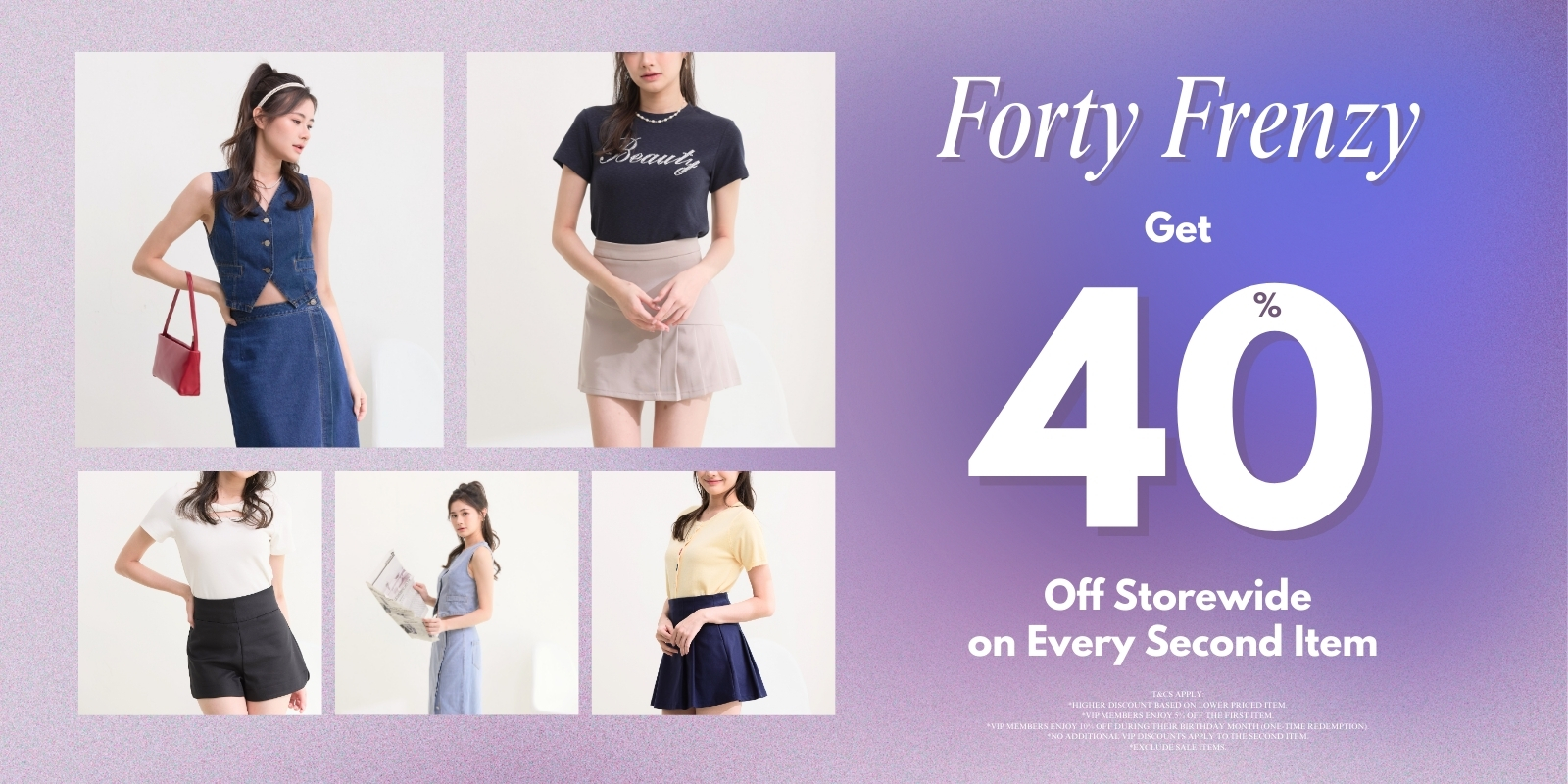 May get 2nd pcs 40% off