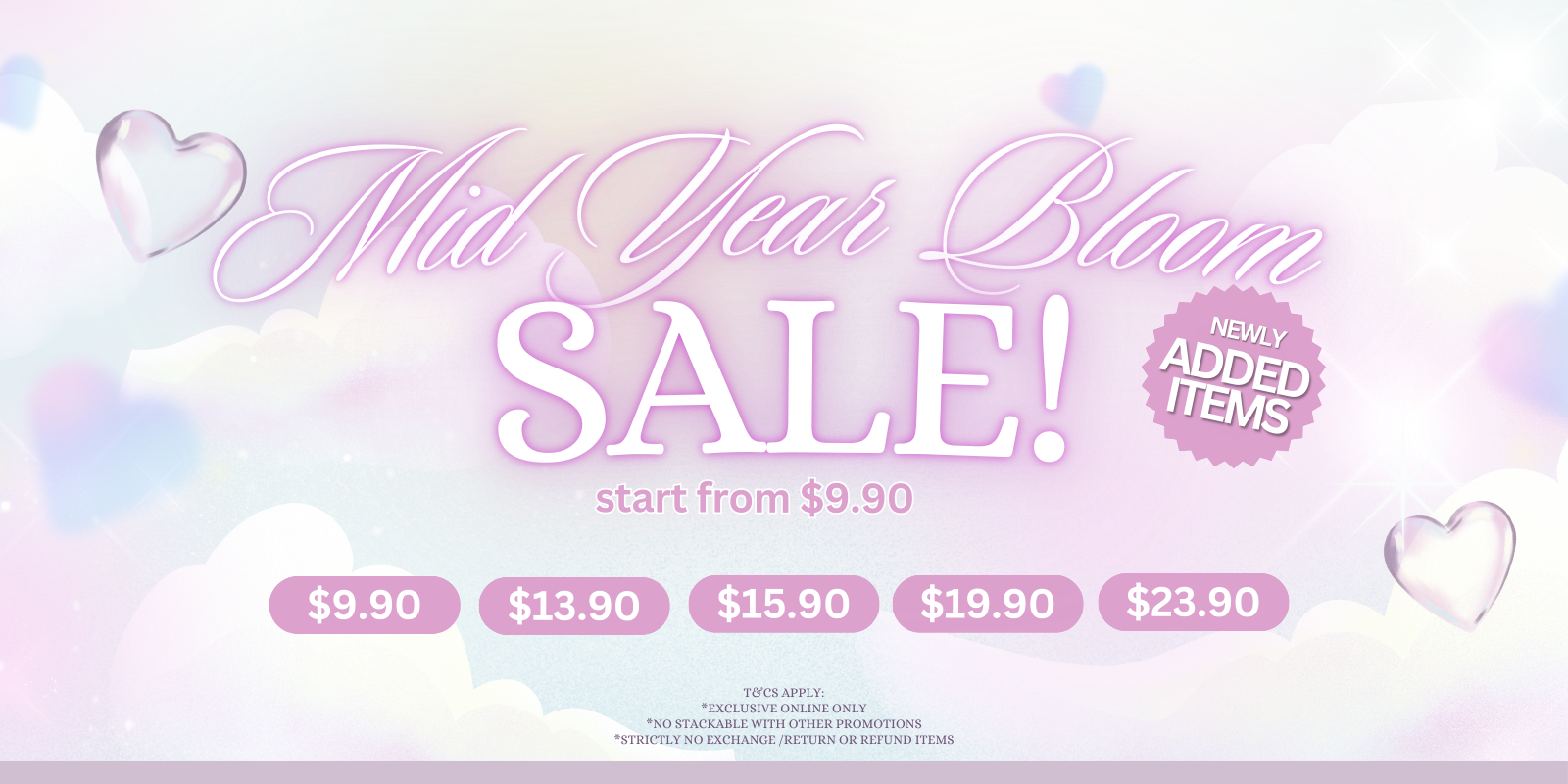 🌼 Mid Year Bloom Sale