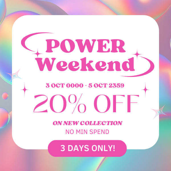 POWER WEEKEND 20% off