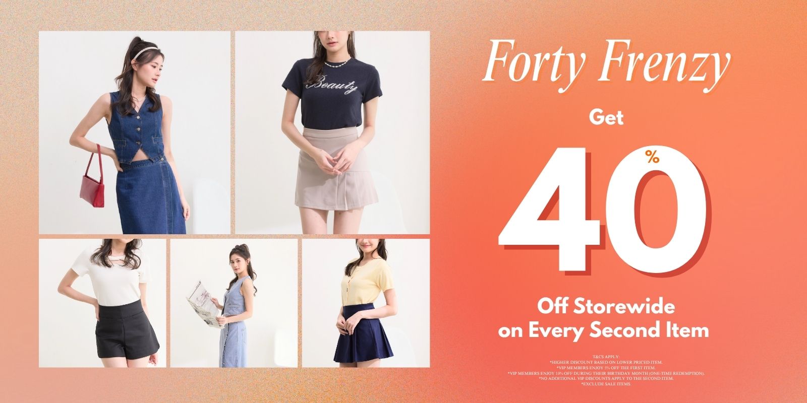 May get 2nd pcs 40% off