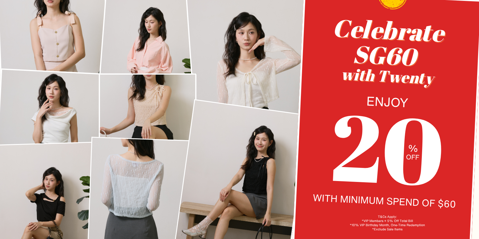 Twinkle Twenty: 20% with min spend $60