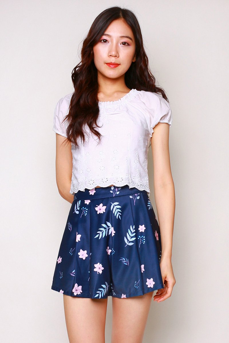 Carolinda Floral Shorts Midnight