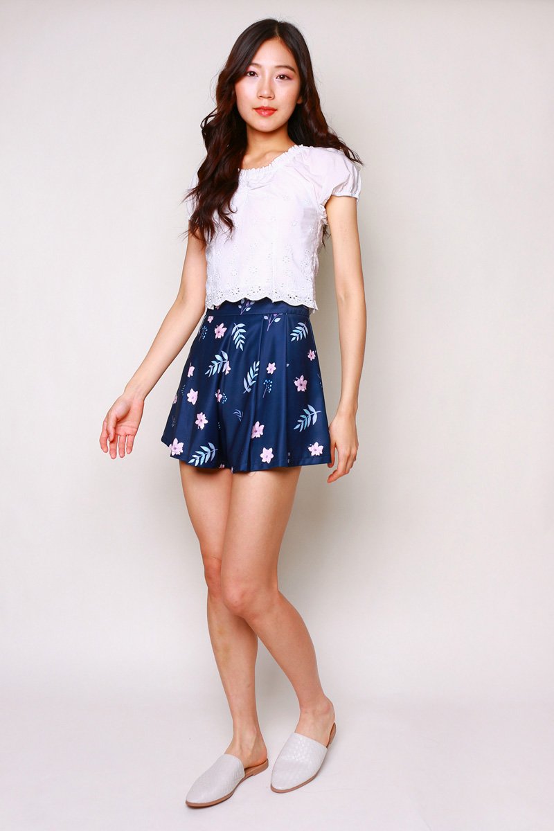 Carolinda Floral Shorts Midnight