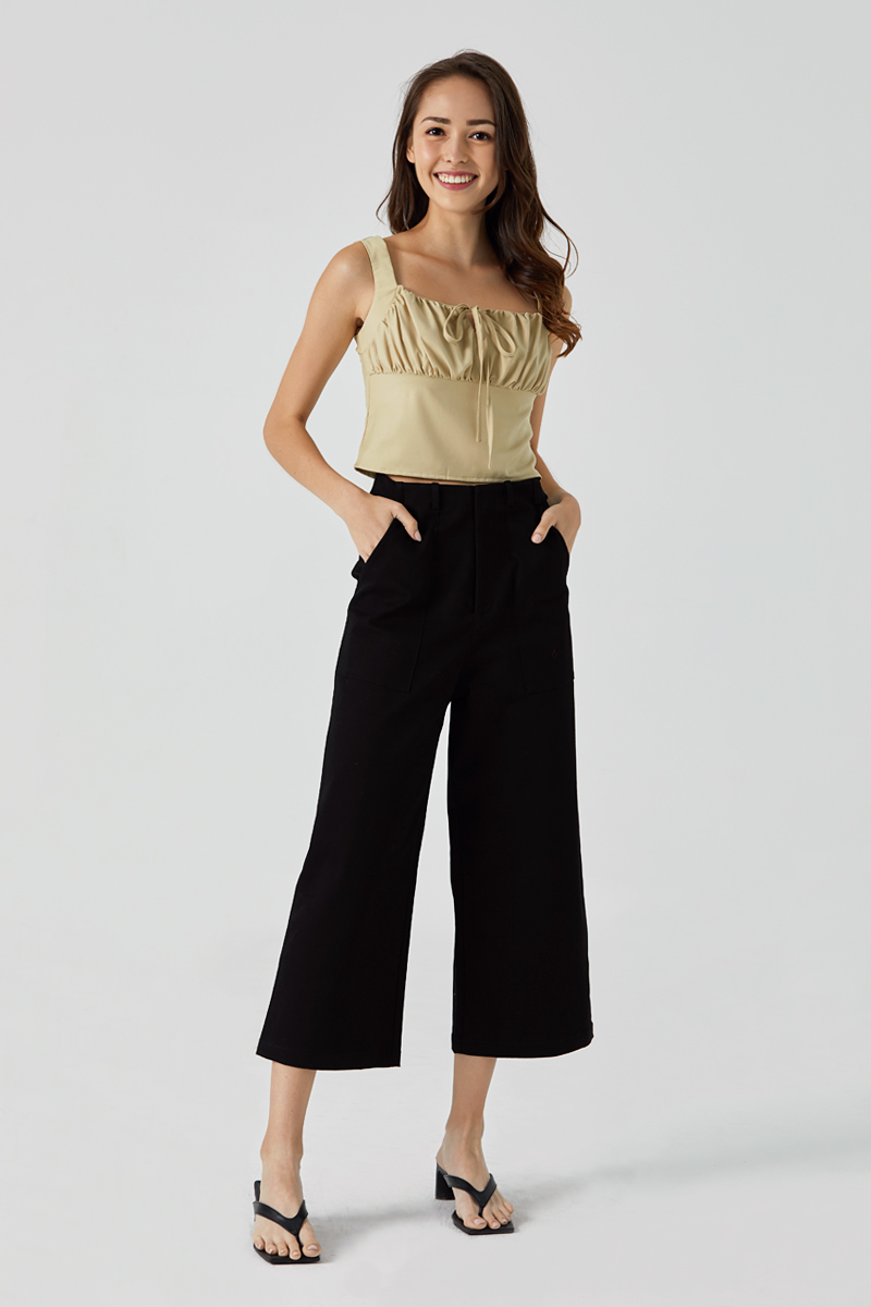 Raynie Ruched Cami Top Sand