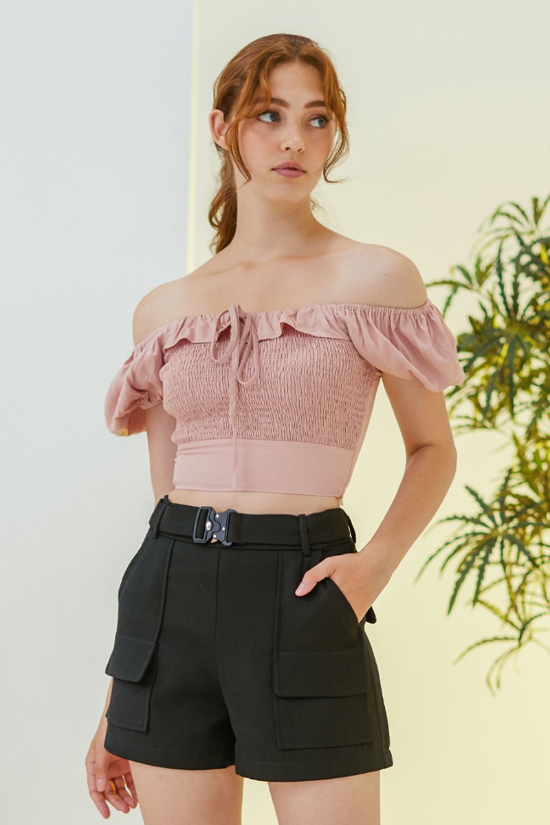 Karissa Crop Top Blush