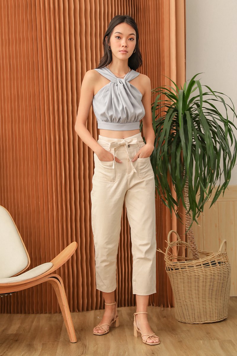 Jolice Halter Top Sky