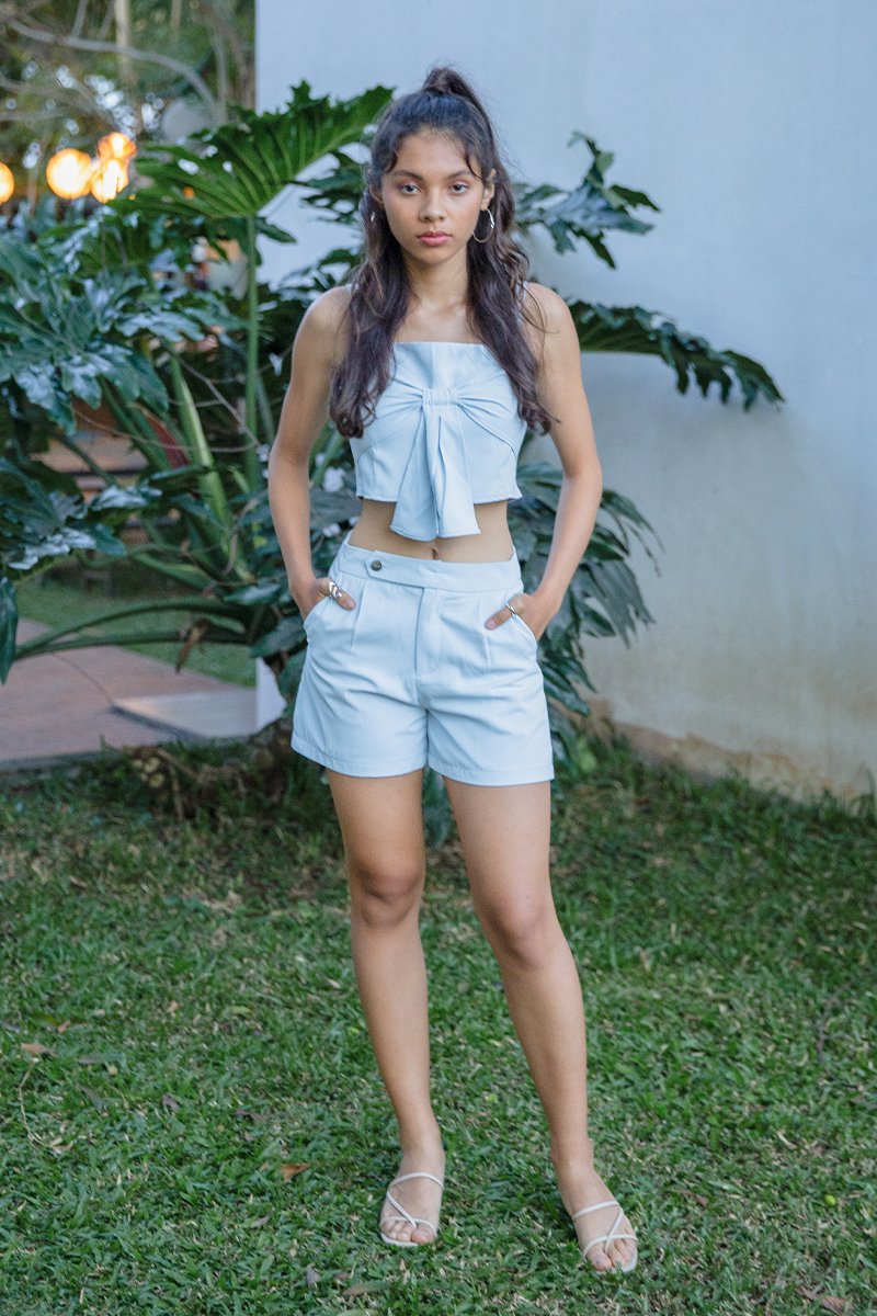 Raelle Flare Out Shorts Sky